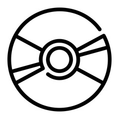 Obraz premium cd Line Icon