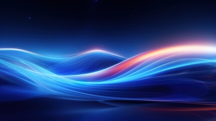 Abstract technology light effect