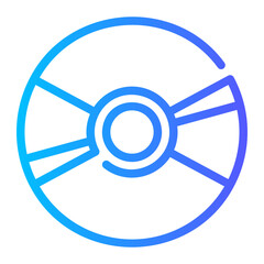 cd Line Gradient Icon
