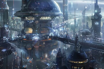 Futuristic Cityscape.
