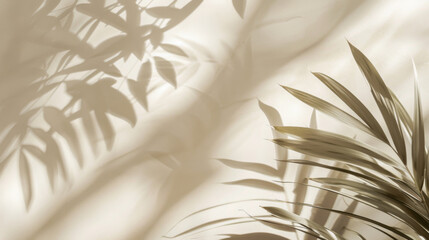 Soft beige shadow pattern on a light background, creating a gentle and elegant texture