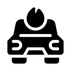 car glyph icon