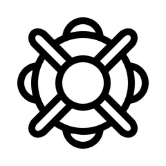 Obraz premium life saver line icon