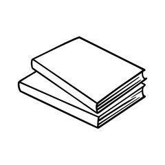 Hand drawn book doodle element, education symbols. Vector illustration for book store, reading club, learning, library, Doodle Illustration style.