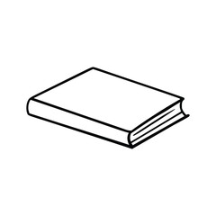 Hand drawn book doodle element, education symbols. Vector illustration for book store, reading club, learning, library, Doodle Illustration style.