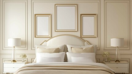 room with bed