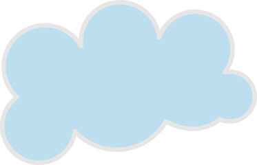 Cute Cloud Sticker