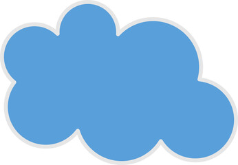 Cute Cloud Sticker