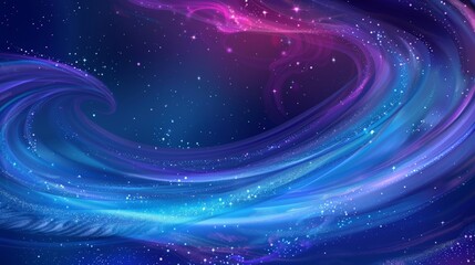 Obraz premium Swirling Galaxy of Stars and Stardust