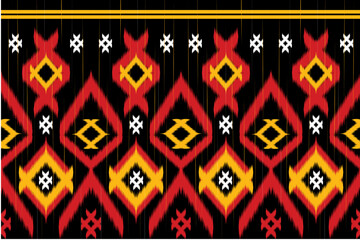 ikat seamless pattern
