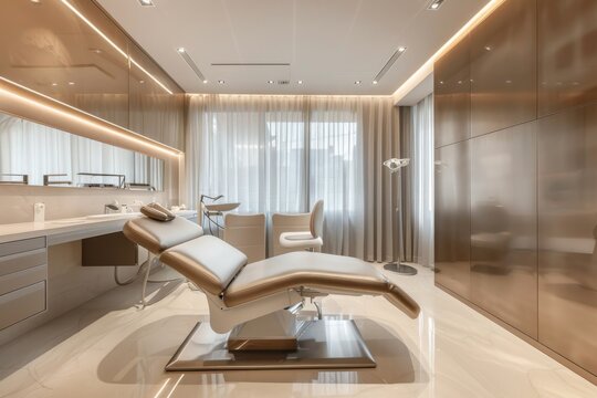 Modern and Luxurious Beauty Salon Interior