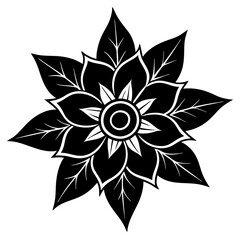 black and white spiritual symbol