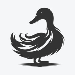 Captivating Duck Silhouette Art, A Stunning Collection of Serene Avian Shadows