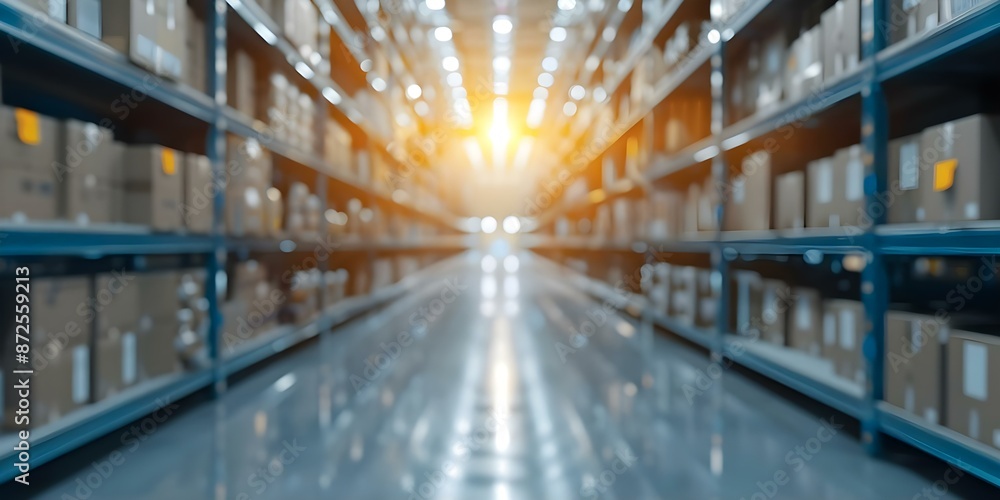 Aufkleber leveraging predictive analytics for enhanced inventory management and supply chain precision. concep