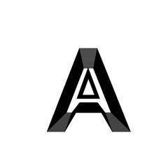 Alphabet font letters and numbers modern abstract design with line vector illustration	