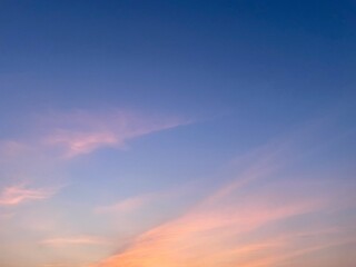 Obraz premium sunset sky with clouds