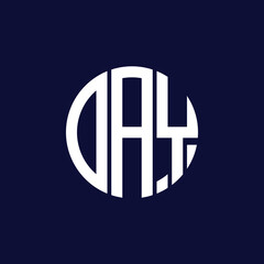 Obraz premium day and oay circle logo design