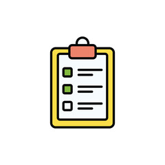 Test icon design with white background stock illustration