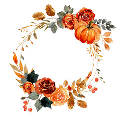 Watercolour floral frame with the inscription thank you. Empty space for your design, for printing postcards, greetings, stickers on envelopes. Eucalyptus, bohemia, geometry. Png