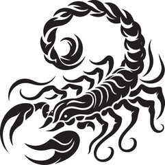 Scorpio icon silhouettes vector illustration