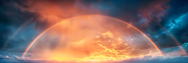 Glimmering Spectrum of Hope across a Stormy Sky - Significance of Rainbow