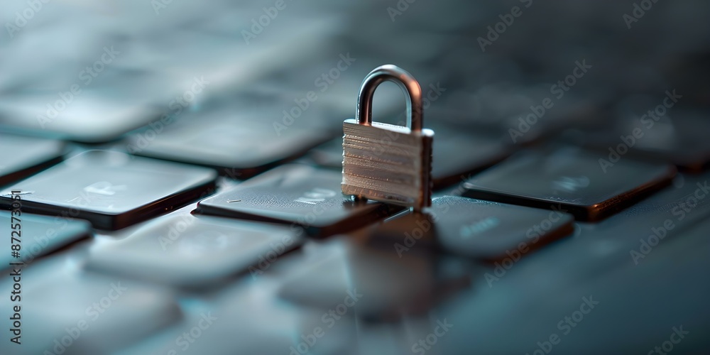 Aufkleber defend against cyber threats with authorized access and data protection technology. concept cybersec
