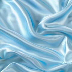 Obraz premium Light blue silk texture with a smooth and shiny finish