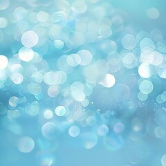 Light blue texture with soft bokeh lights, creating a dreamy and calming background