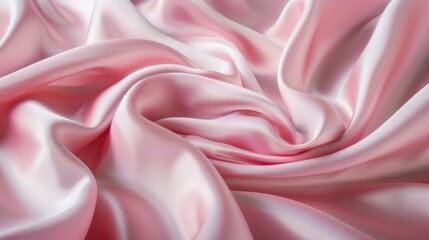 Fototapeta premium Light pink fabric texture with a smooth and silky feel