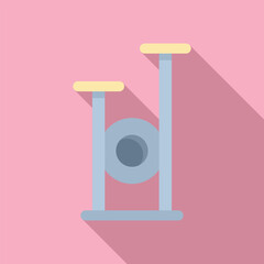 Cat tree structure with scratching post, offering a designated space for cats to exercise, play, and satisfy their natural scratching instincts