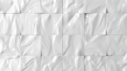 Obraz premium Smooth white enamel tile texture with a glossy finish