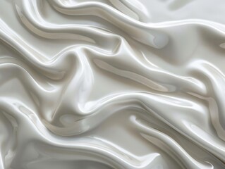 Obraz premium Smooth white porcelain texture with subtle glossy accents