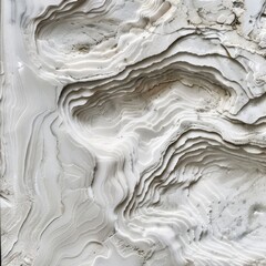 Fototapeta premium Smooth white stone texture with subtle veins and grains