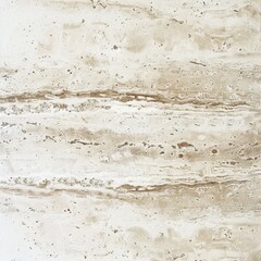 Obraz premium Smooth white travertine tile texture with subtle veining