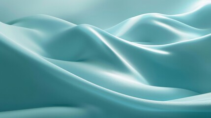Obraz premium Soft pastel turquoise texture with a smooth gradient