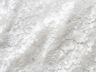 Subtle white lace texture with a delicate pattern