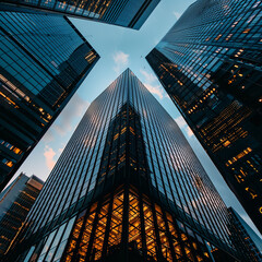 tall building from bottom view