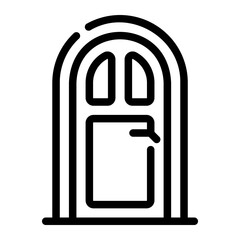 door Line Icon