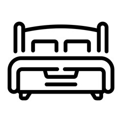 bed Line Icon
