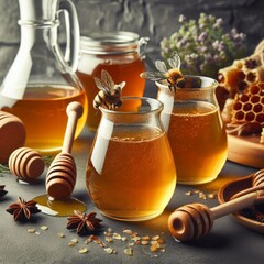 Sweet Yellow Honey Wine Meade Ready to Drink