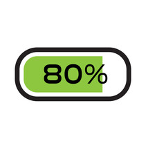 Battery Icon Sticker