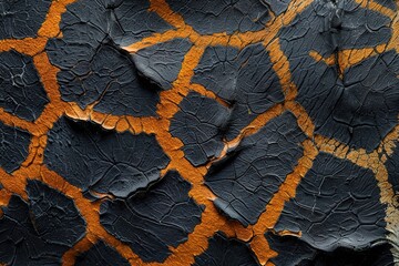 Giraffe Skin Abstract Art Texture Background With Generative AI