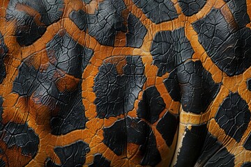 Giraffe Skin Abstract Art Texture Background With Generative AI