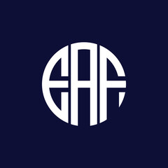 Obraz premium eaf circle logo design