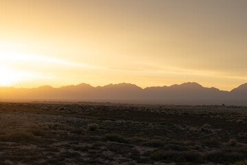 Sunset in Altyn Emel Nature Park, Kazakhstan, steppe, desert | Закат в природном парке Алтын Эмель, Казахстан, степь, пустыня