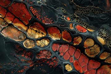 Dragon Skin Texture Background With Generative AI