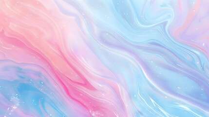 Obraz premium Pastel waves texture background, unicorn color for birthday invitation