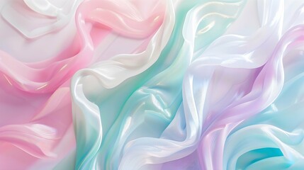 Fototapeta premium Pastel waves texture background, unicorn color for birthday invitation