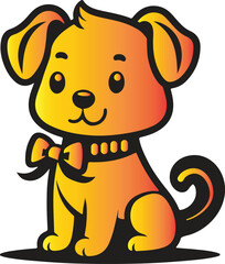 Obraz premium Cute puppy vector and illustration artwork