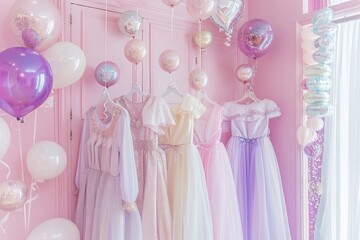 multicolor clothing in the store market